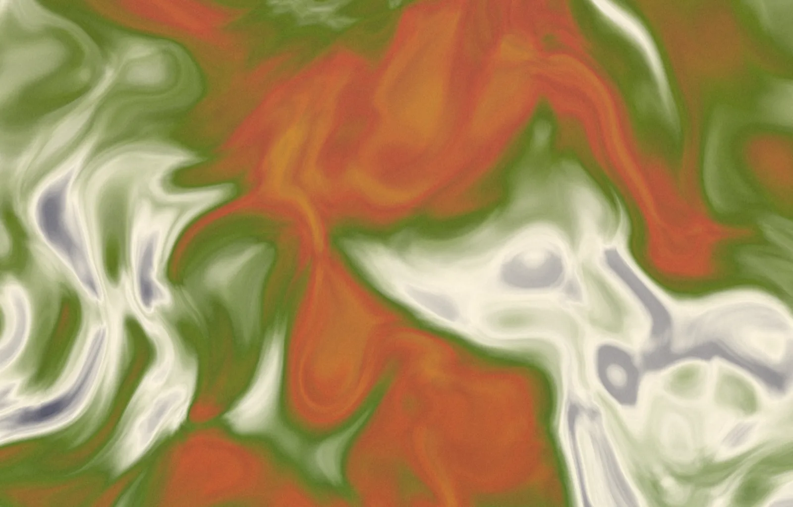 Abstract gradient: olive green and burnt orange, softly marbled